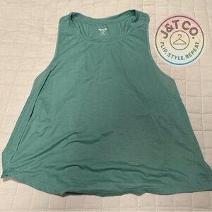Old Navy Green Relaxed Sleeveless Tank Top